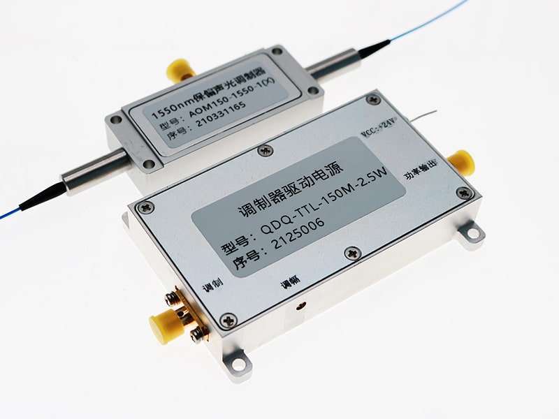 1550/1650nm 单模/保偏光纤声光调制器