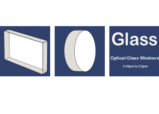 VIS抛光N-BK7/B270/Pyrex硼硅酸盐冠状光学玻璃窗片 0.35-2.5um (圆形矩形窗口片)